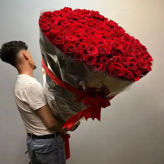 Длинные Розы 150 см - 101 шт