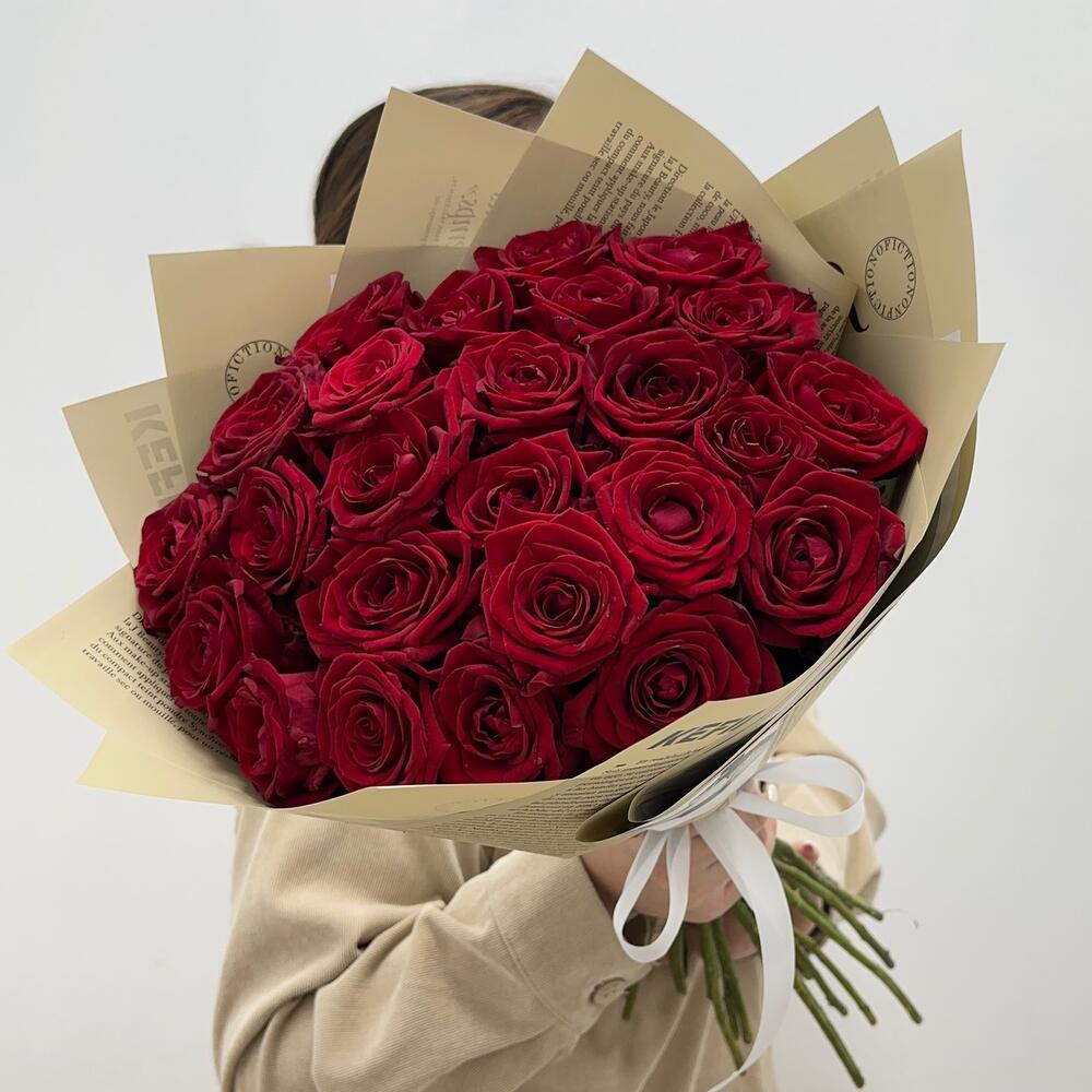 Красные Розы 25 шт