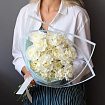 Белые гвоздики 25 шт