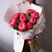 Коралловые пионы 9 шт