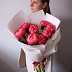Коралловые пионы 9 шт