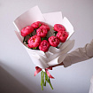 Коралловые пионы 9 шт