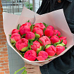 Коралловые пионы 19 шт