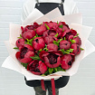 Красные пионы 19 шт