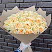 Кремовые розы 25 шт