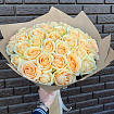 Кремовые розы 25 шт