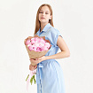 Розовые пионы 11 шт