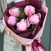 Розовые пионы 5 шт
