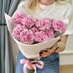 Розовые гвоздики 11 шт