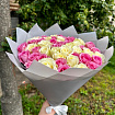 Розовые И Белые Розы микс