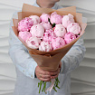 Розовые пионы 15 шт