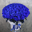 Синие Розы 101 шт в коробке