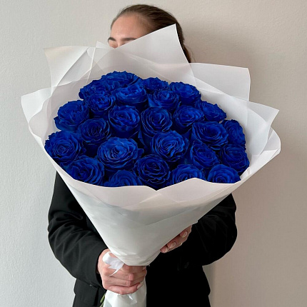 Синие Розы 25 шт