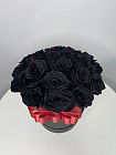 Черные Розы 25 шт в коробке