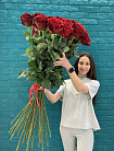 Высокие Розы 120 см - 25 шт