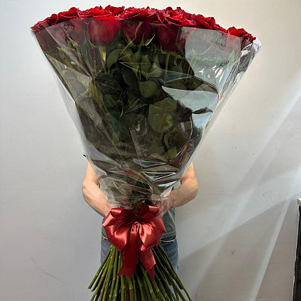 Метровые Розы 110 см - 101 шт