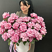 Французские розы 45 шт в коробке